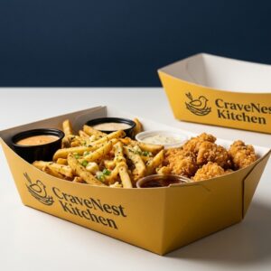 custom paper food trays
