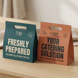 custom paper takeaway bags