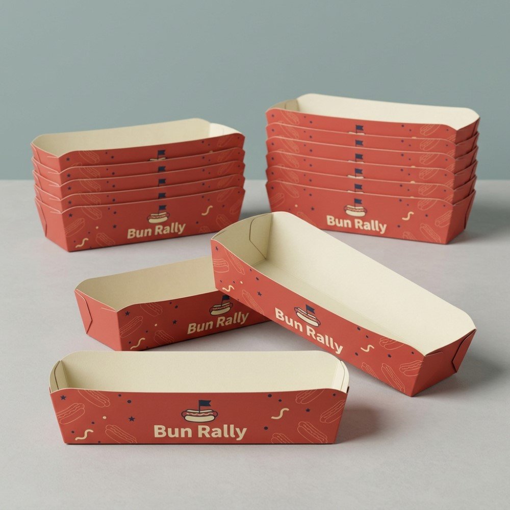 custom hot dog trays